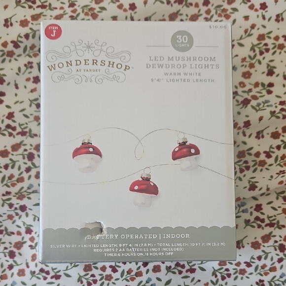 Wondershop Red and White LED Mushroom Lights - Picture 1 of 3